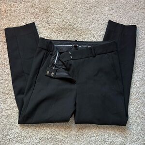 J. Crew Women's Black Straight Leg Pants